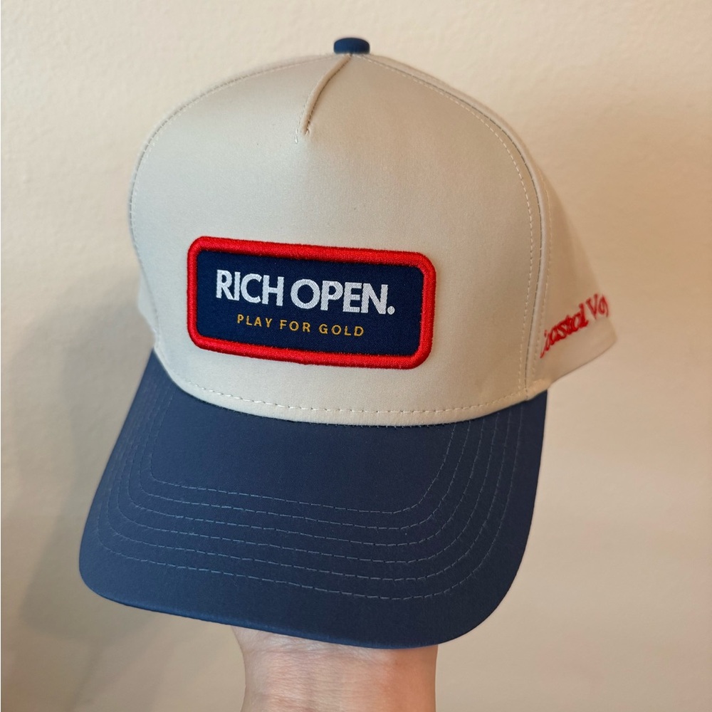 NWOT THE RICH OPEN Play For Golf Coastal Open Hat